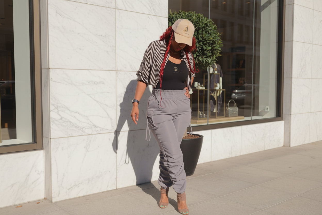 Stripe Mi Down Midi Shirt