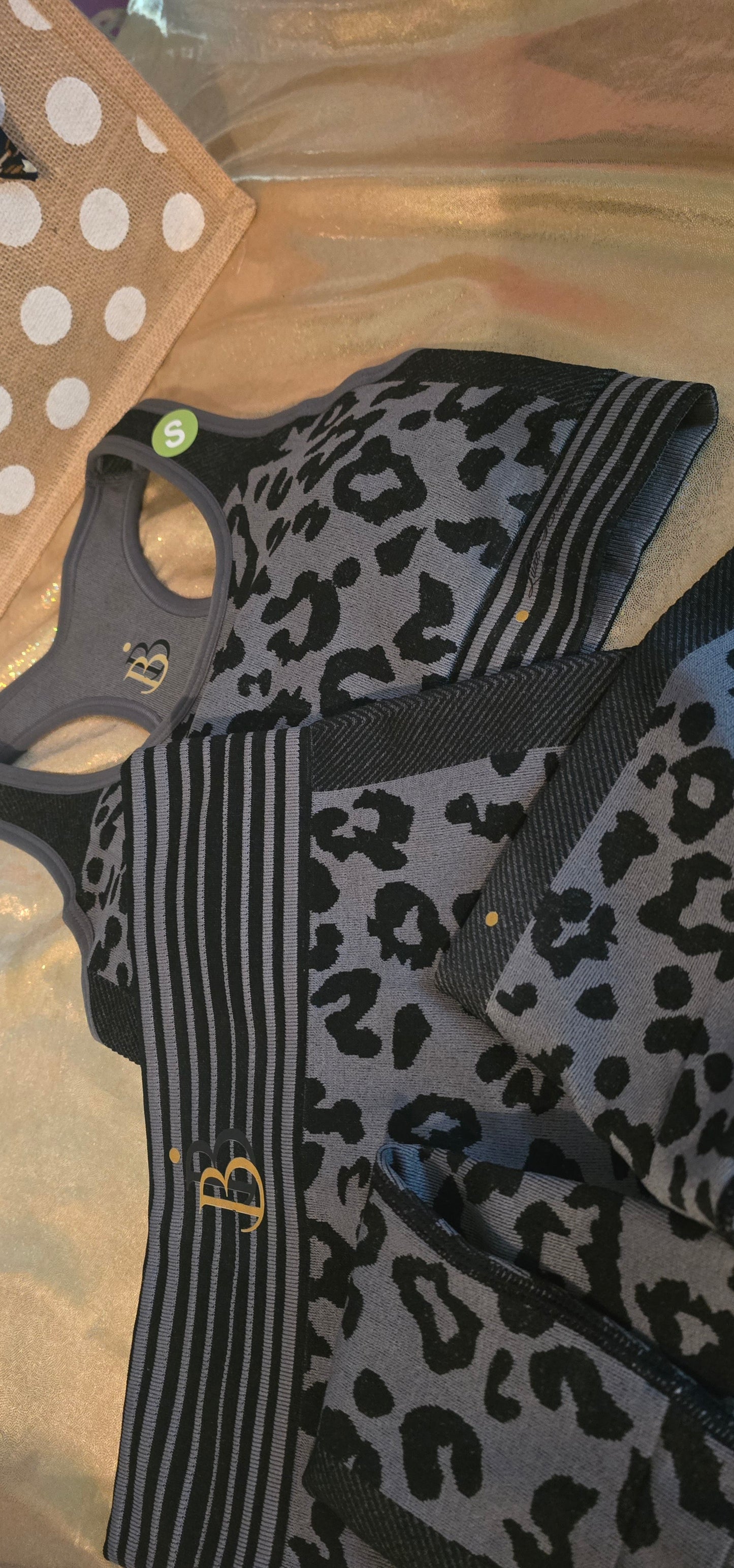 BB Lepard Luxe' Active Wear Set