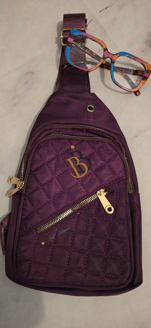 Plum Over The Shoulder Travel-Ready Bag